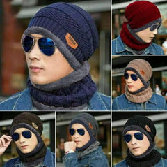 Wool Cap With Neck Warmer (Winter Thermal Cap For Men)